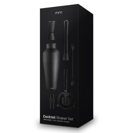 mm - Cocktail Shaker Set - Matt Black