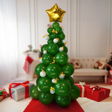 DIY Balloon Christmas Tree