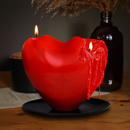 Melting Heart Candle